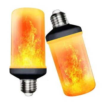 E14 E27 led svjetiljka s dinamičnim efekt plamena 12 W, multi-mode kreativni kukuruza lampe, ukrasni svijećnjak za bara, restorana, hotela, zurke