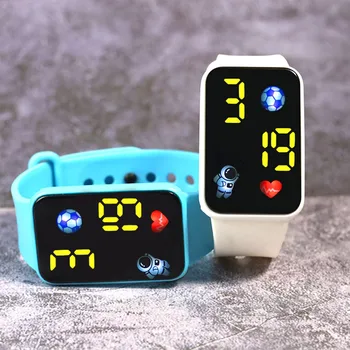 Nove Dječje elektronski sat, Studentski elektronski sat za bavljenje sportom na otvorenom, višenamjenski silikon vodootporan trg sat