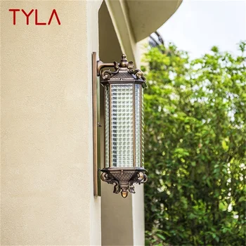 TYLA Vanjska Zidna Svjetiljka LED Klasični Retro Luksuzni Lampa Sconces Vodootporan IP65 Dekorativne za dom