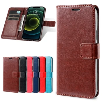 Držač za kartice, kožna torbica za Xiaomi Redmi A1 plus/Redmi A2 plus, flip poklopac od umjetne kože, retro-novčanik, poslovni sjedalo