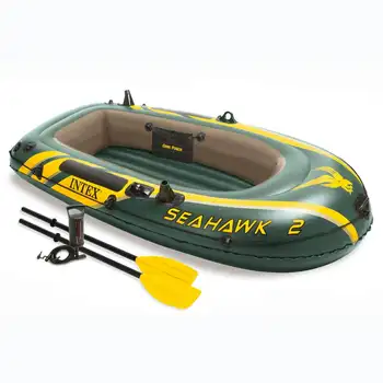 Inflatable boat za 2 osobe, 93 cm x 45 cm x 16 cm. Bazen na napuhavanje, kajak, oprema za ribolov Llavero flotante