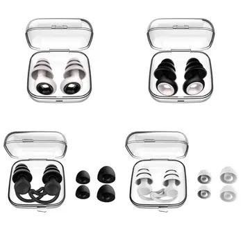 Silikon earplugs sa zaštitom od buke, Vodootporan earplugs za kupanje, za spavanje, za Ronjenje, Blaga ugodna zaštita za uši za kupanje