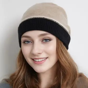 Ženska kapa, elegantan ženski zimska kapa, soft вязаная kapa za hladno vrijeme, противоскользящая toplo ulica kapa, ženski вязаная kapa