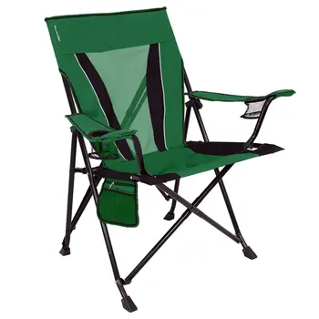 Prijenosni teška stolica za kampiranje Jasper Dual XXL za odrasle, zelena, vanjski veličina 28,3 cm. D x 39,5 cm Š x 40 cm 