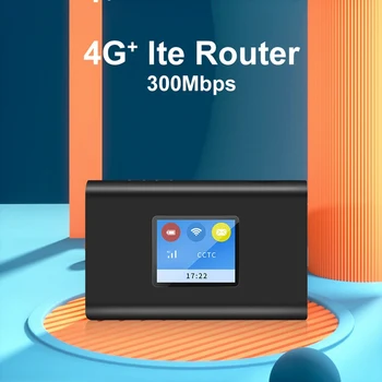 Bežične Wi-Fi Router Otključavanje Mifi Prijenosni Modem 4G + Lte Cat6 300 Mb/s, Vanjski Džep je pristupna Točka za Wi-Fi S utorom Za Sim karticu