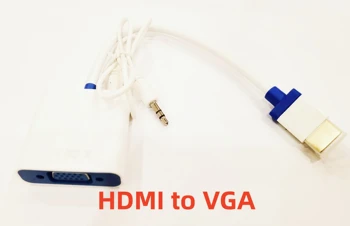 Konverter HDMI VGA s audio kabelom hd za prebacivanje na računalo, tv i sl.