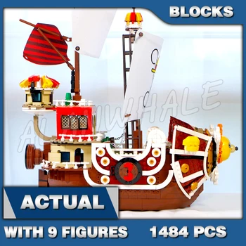 1484 kom. šešir Pirat OP Jedrenje brod Tisuću Solarni brod Morski razbojnik blago SY6298 gradivni blokovi igračke, kompatibilne dječji cigle