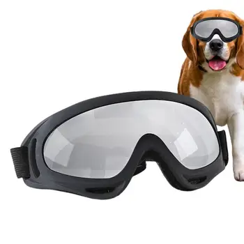 Sunčane naočale za pse, naočale za kućne ljubimce, Sunčane naočale, prašinu ljetnih aktivnosti na plaži naočale za štence s podesivim remenom, zaštitne naočale za oči