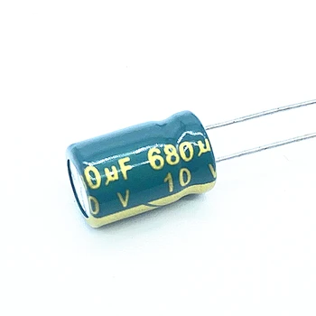10 kom./lot 10 680 uf, niski ESR/impedancija, высокочастотный aluminijski elektrolitski kondenzator, veličine 8X12 10 680 uf, 20%