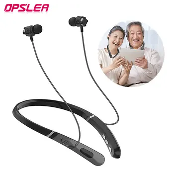 Slušna pomagala Bluetooth, Punjiva Bežični slušno pomagalo s шейным ободком, digitalno pojačalo zvuka za starije osobe, slušalice za gluhoću