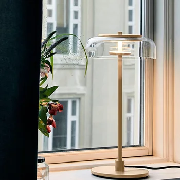 Минималистичная lampe za Nordic Ins, Noćni lampe, lampe od umjetničkog stakla