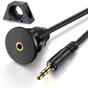 Produžni kabel za brod i kamiona, Vodootporan Kabel za skrivenu ugradnju, 3,5 mm audio jack AUX, Automobile ploča