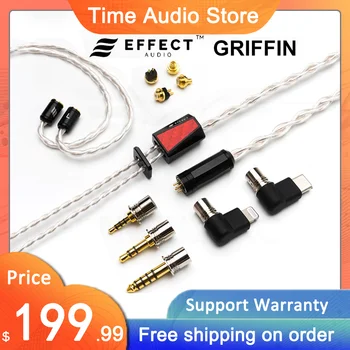 Effect Audio Kabel za slušalice GRIFFIN, 4 žice, bakar visoke čistoće, посеребренный kabel IEM, izmjenjivi priključak termX i ConX
