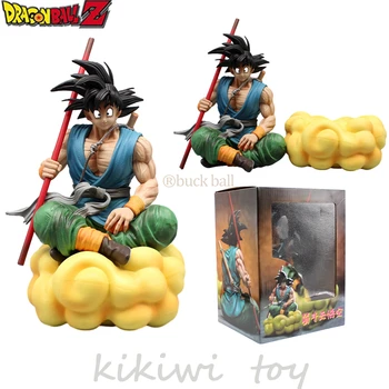 Anime Dragon Ball Z Lik Goku je Na Кинтоне Štap Lik 21 cm PVC Figurica Kip Lutka Kolekcionarska Ukras Igračka Na Poklon