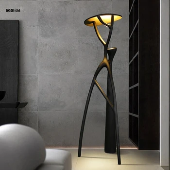 Sažetak humanoida podna lampa europske kreativni dizajn, led rasvjete za uređenje doma, dnevnog boravka, spavaće sobe, vertikalni nosači za svjetiljke