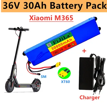 2022 Novi litij-ionska baterija 36V 30Ah, pogodno za električni skuter Mijia m365 battery pack BMS + punjač