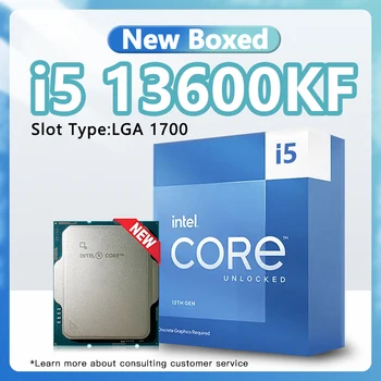 Core i5-13600KF procesor 3,5 Ghz L3 = 24 MB 125 W 14 Jezgri 20 Struje od 7 nm Novi procesor 13. generacije LGA1700 za desktop matične ploče Z690