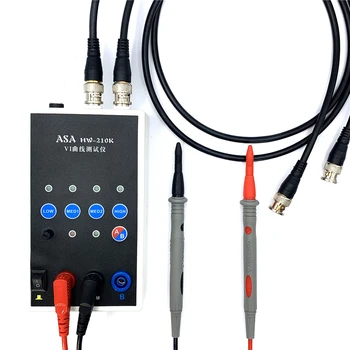 Priručnik dual-channel tester VI-krivulja HW-210K, Tiskana pločica, tester online-otkrivanje ASA, Brzina 4 brzina, promjenjiva brzina