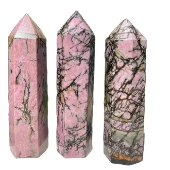 Prirodni kristal родонита Point liječenje Energetski kamen Reiki Кварцевая Toranj Uređenje doma dekor