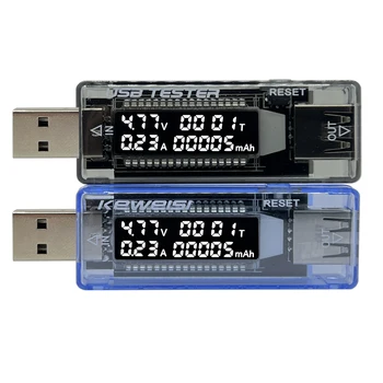 USB-Tester, punjač i Tester Kapaciteta, Voltmetar, Prikaz vremena, mobilni detektor snage, Test baterije
