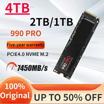 2023 Najnoviji Brand Originalni 990PRO NVME SSD M. 2 2280 Interni tvrdi disk 4 Tb//2 TB PCIE4.0 Genx4 Pogodan za stolna računala/Notebook/PS5