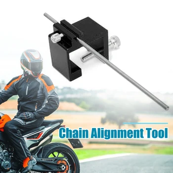 Univerzalni alat za podešavanje lanca motocikla, Zvjezdica, Metalni težak motocikl MX ATV za popravak Honda Kawasaki BMW