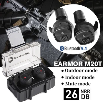 E Bluetooth slušalice, EARMOR-M20T, Soundbox i шумоподавитель, Silikonske slušalice za vojne pečenja, Vodootporan