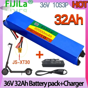 10S3P 36V 32Ah 10S3P wiederaufladbare lithium-akku mit BMS, geeignet für geändert valjak elektrische fahrzeug batterie XT30-JS