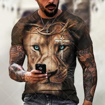 Muška majica s 3D ispis 