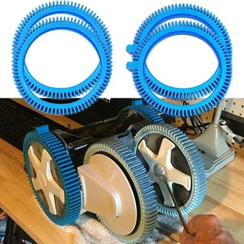Komplet plave prednja guma iz 2 predmeta sa Super горбом 2X 4X Нажимные kotača Plava guma za Hayward Phoenix Za pročišćavanje bazena