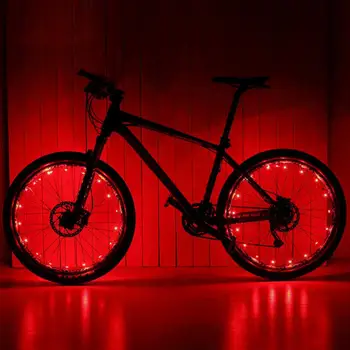 2023 Nove šarene vodootporne led biciklističke prednja svjetla Prednja i stražnja žbice, Biciklističke nakit, trake za gume