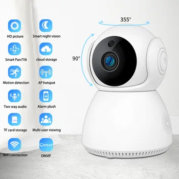 2MP 1080P YiLot APP PTZ IP Dome kamere AI Humanoid Detection Osnovna Sigurnost CCTV Interfon baby monitor