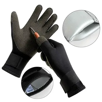 3 mm neoprenska rukavice za ronilačkog odijela, rukavice s pet prstiju, zaštita za ruke, tople rukavice za ronjenje za plovidbu, sportovi na vodi, Surfanje, riba