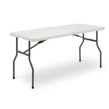 5-noga središnja sklopivi stol, bijela (za unutarnju i vanjsku uporabu), veličina 5 metara