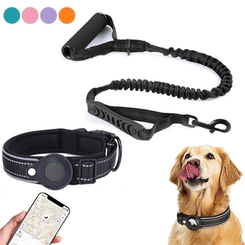 Ogrlica sa zaštitom od gubitka za pse Apple Airtag, sigurnosni tracker, vodootporan za kućne ljubimce pse, Шлейка, uže za vuču s fleksibilnim amortizacija zajma
