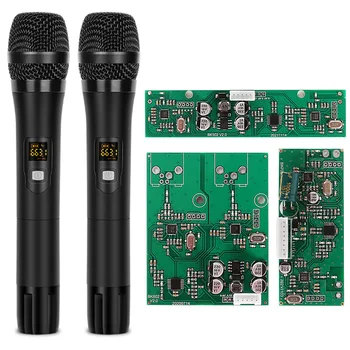 Modul Bežičnog mikrofona UHF-FM Naknada prijemnik, Mikrofon, Mikser, Slušalica, audio Tiskana pločica