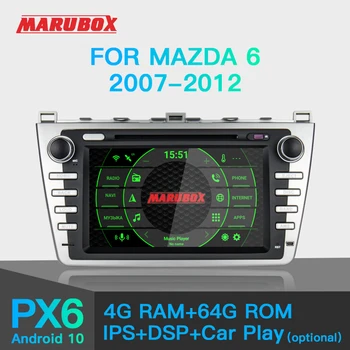 MARUBOX Za MAZDA 6 2007-2012 Auto Media player Android 10 GPS Auto radio Auto Audio i DVD 6 Jezgri 64G, IPS Ekran, DSP KD8220