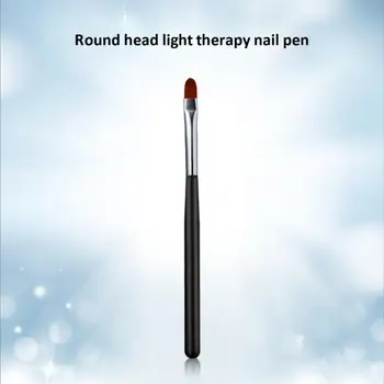 Olovka za crtanje noktiju s okruglom glavom od najlon kose, Olovke za fototerapije sa ravnom glavom, kist za nokte, alat za nail art olovka za dizajn noktiju