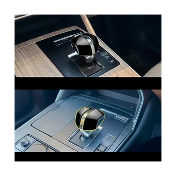 Auto je Sjajna crni poklopac ručice mjenjača Ukras poklopac Ručice mjenjača, Središnja uprava za Mazda Cx-60 2020-2023
