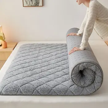 Prozračna udoban madrac jastučić za krevet u studentskom domu, Toplo medo madrac Protiv krpelja, mekan ca tepih za posteljinu