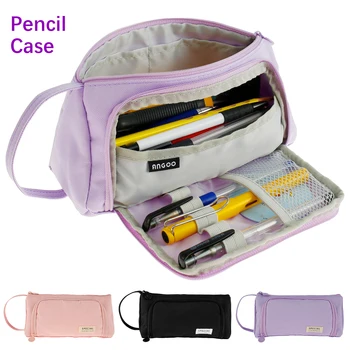 Kutija za olovke za olovke Velikog kapaciteta, torbica za olovke sa prednje pulta, Prijenosni Torbica za olovke, Slatka torba za uredski materijal s više utora