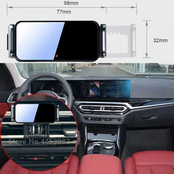 Držač za telefon za električnog automobila BMW serije 3 2023yr, nosač s automatskim blokiranjem, okretati za 360 stupnjeva, s čvrstim osnova, pribor