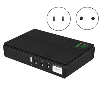 1 Komplet izvor besprekidnog napajanja USB 10400 mah, backup baterija za WiFi-ruter CCTV (zidni utikač SAD)