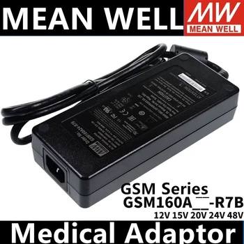 MEAN MELL GSM160A24-R7B GSM160A12-R7B GSM160A15-R7B GSM160A48-R7B GSM160A20-R7B Pouzdan Održivi Medicinski Pulse izvor napajanja, Mw