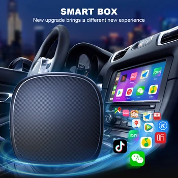 Bežični CarPlay Mini Ai Box Andoroid 11 Bežični Carplay Android Auto 3 + 32 GB Auto-Priključnicu Uređaja, WiFi 2,4 + 5G Ugrađeni GPS