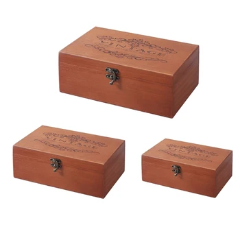 Klasicni Drveni kutija Ukrasna stabla za kućišta Винтажное i umijeće ručne izrade s L челноком