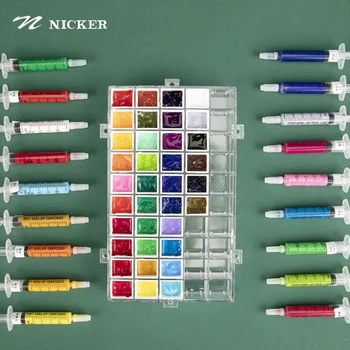Japan Nika Miyazaki, Neproziran акварельный pigment, vlažne субпакет, 24 Boje, 36 boja, skup Ilustracija