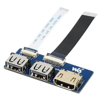 USB Kompatibilan Priključak adaptera Za Malina Pi Compute Module 4 CM4 IO Base Board Replacement Set Komplet za zamjenu temeljne ploče io