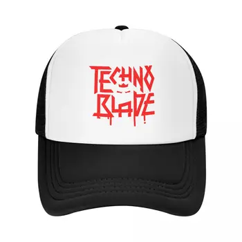 Crvena kapu sa logom TechnoBlade, солнцезащитная šešir, Dizajnerske šešir|-F-| Šešir Ženska muška