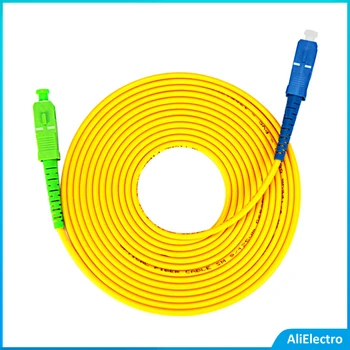 20шт Skakač SC UPC na SC APC Одномодовый Fiber-optički Patch kabel 2,0 mm PVC G657A SM FTTH Optički kabel 1 m 2 m 3 m